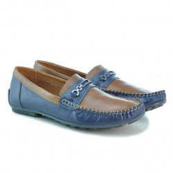 Mocasini barbati 737 indigo+maro