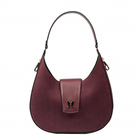 Geanta dama de umar 036g burgundy suede
