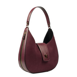 Geanta dama de umar 036g burgundy suede