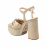 Sandale dama 1310 nisip velur