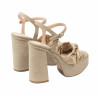 Sandale dama 1310 nisip velur