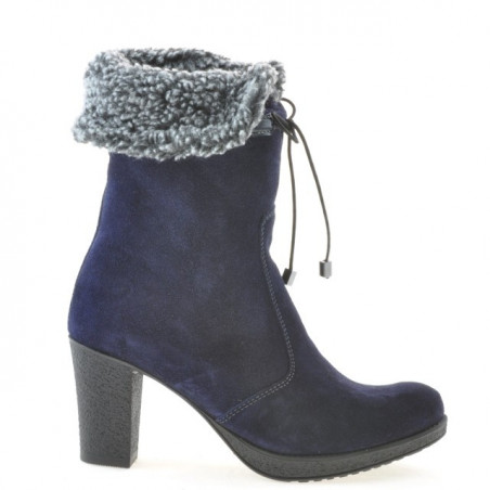 Cizme dama 3266 indigo velur