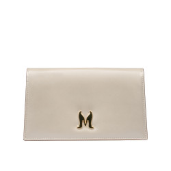 Női váll táska 029g bézs szatén