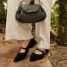 Balerini dama 1340 negru velur lifestyle