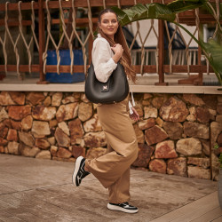 Női sportcipő 6087 fekete kombinált lifestyle