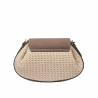 Geanta dama de umar 027g bufo latte combinat rafie