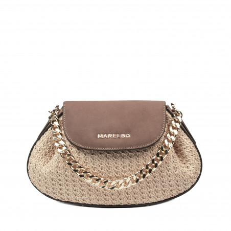 Geanta dama de umar 027g bufo latte combinat rafie