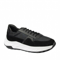 Pantofi casual/sport  barbati 986 negru combinat