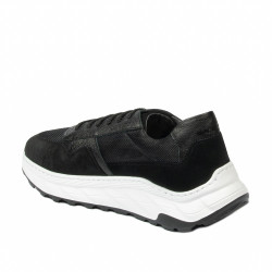 Pantofi casual/sport  barbati 986 negru combinat