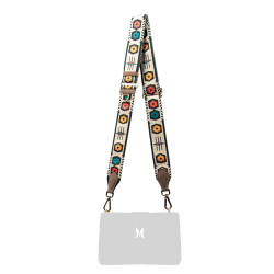 Curea de umar (chinga) 101g multicolor+bufo cafe