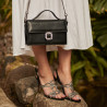 Sandale dama 1317 negru velur lifestyle