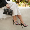 Sandale dama 1317 negru velur lifestyle
