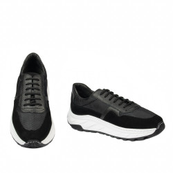 Pantofi casual/sport  barbati 986 negru combinat