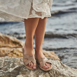 Női szandál 5111 homok lifestyle