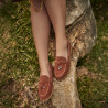 Mocasini dama 6082 camel velur lifestyle