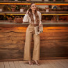 Sandale dama 1317 gold lifestyle