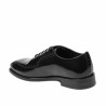 Pantofi eleganti barbati 985 negru florantic
