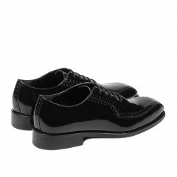 Pantofi eleganti barbati 985 negru florantic