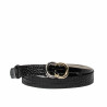 Curea dama 37-1m croco lac negru