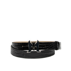 Curea dama 41-1m croco lac negru