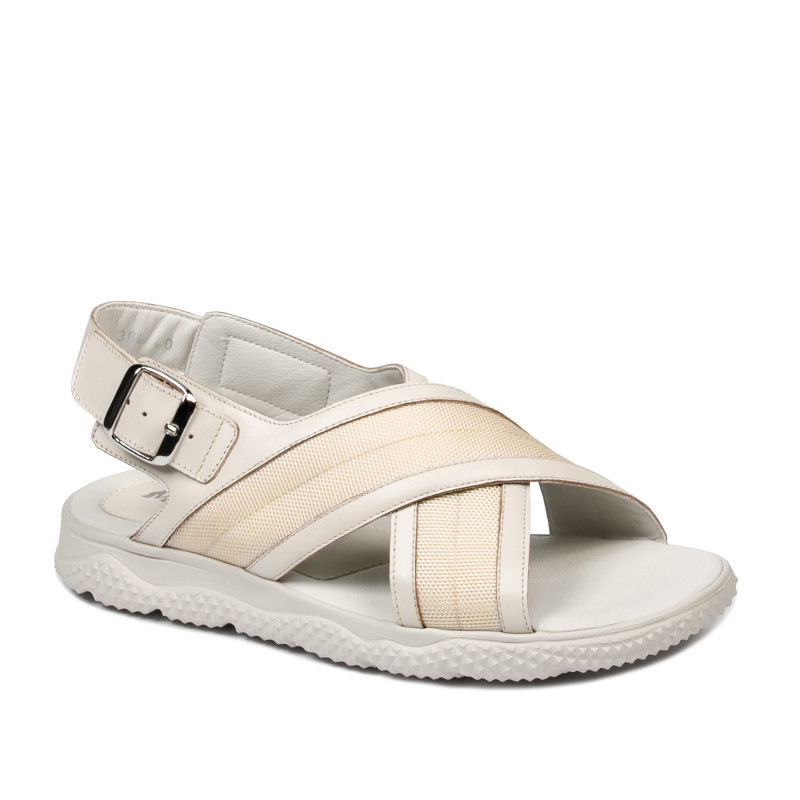 Sandale barbati 364 bej combinat