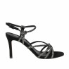 Sandale dama 1342 negru velur