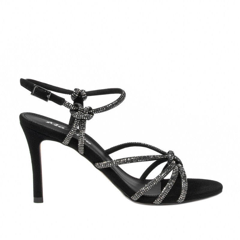 Sandale dama 1342 negru velur