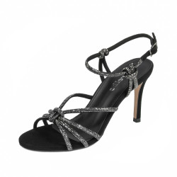 Sandale dama 1342 negru velur
