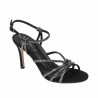 Sandale dama 1342 negru velur