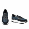 Pantofi casual/sport  barbati 986 indigo combinat