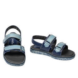 Sandale copii 326 indigo combinat