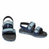 Sandale copii 326 indigo combinat
