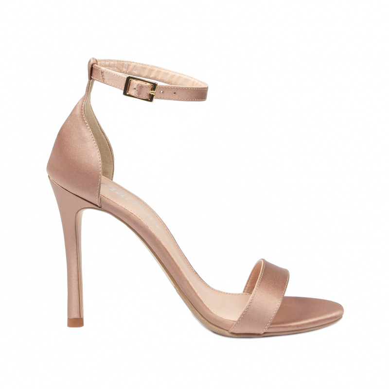 Sandale dama 1349 satin nude