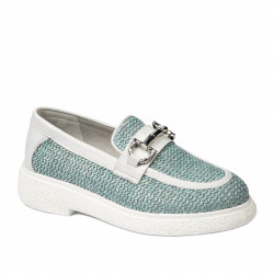 Pantofi casual dama 6092 rafie blue combinat