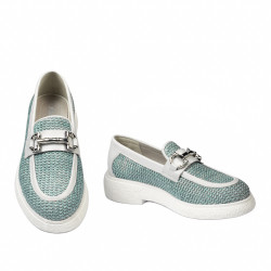 Pantofi casual dama 6092 rafie blue combinat