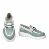 Pantofi casual dama 6092 rafie blue combinat