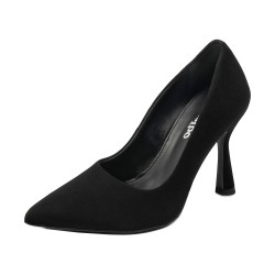 Pantofi eleganti dama 1322 negru antilopa