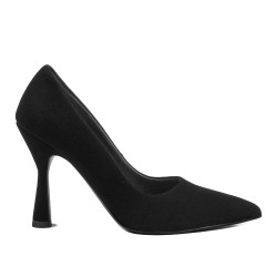 Pantofi eleganti dama 1322 negru antilopa