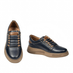 Pantofi sport adolescenti 8006 indigo combinat