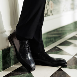 Pantofi eleganti barbati 985 negru florantic lifestyle