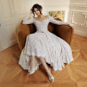 Sandale dama 1329 alb perlat lifestyle