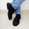 Pantofi casual barbati 989 negru velur lifestyle