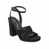 Sandale dama 1347 negru velur