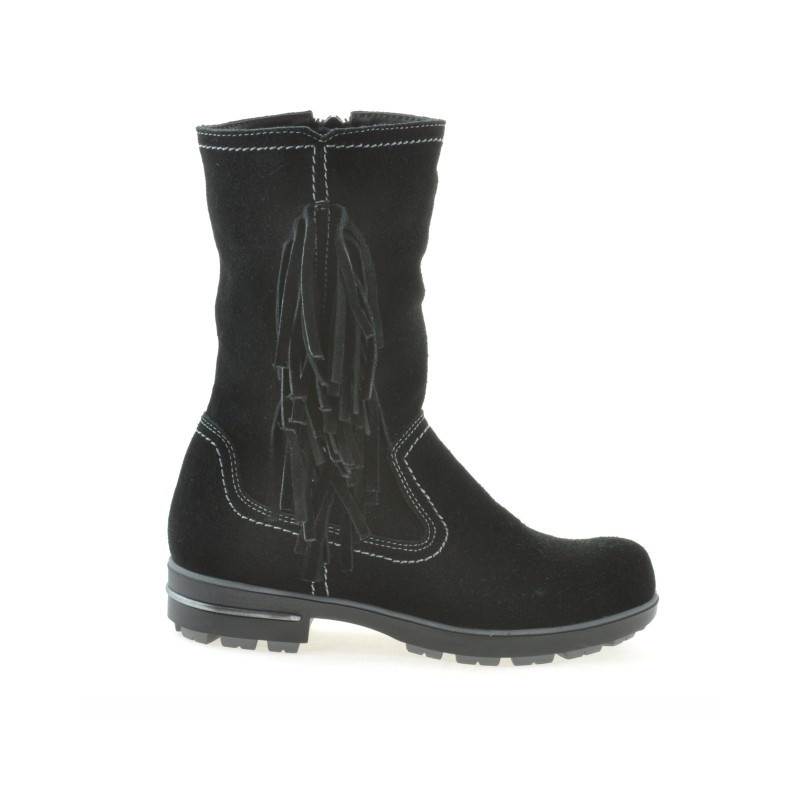 Cizme copii 3208 negru velur