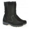 Cizme copii 3208 negru velur