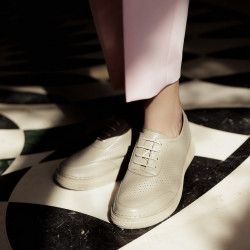 Női mokaszin 6090 homok lifestyle