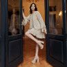 Sandale dama 1310 nisip velur lifestyle