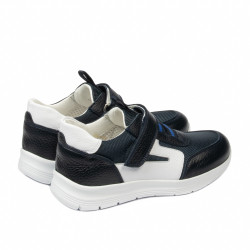 Pantofi copii 2027 indigo combinat
