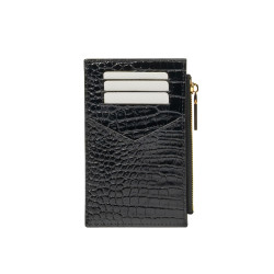 Portcard 209g croco lac negru
