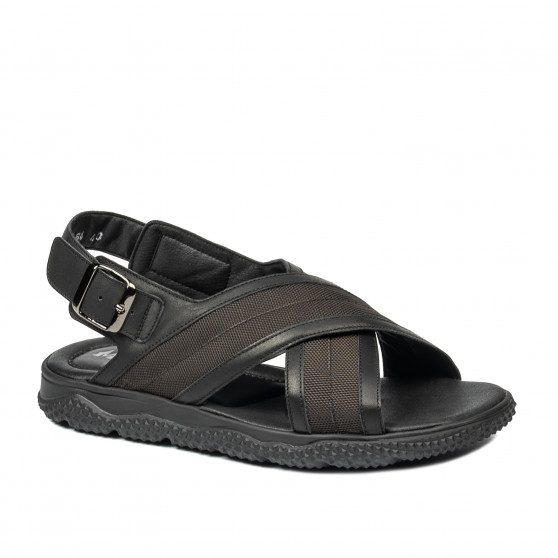 Sandale barbati 364 negru combinat Sandale barbati 364 negru combinat